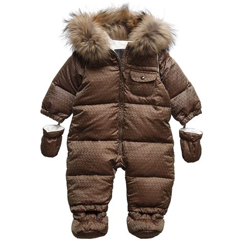 fendi baby clothes for cheap|fendi baby snowsuit.